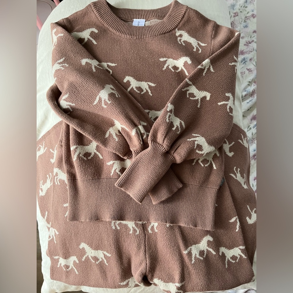 Gerber Modern Moments Brown and White Kids Matching Set